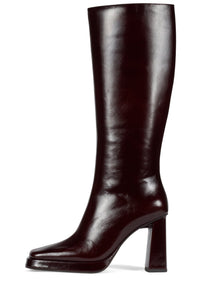MAXIMAL-3 Jeffrey Campbell Knee-High Boot Espresso