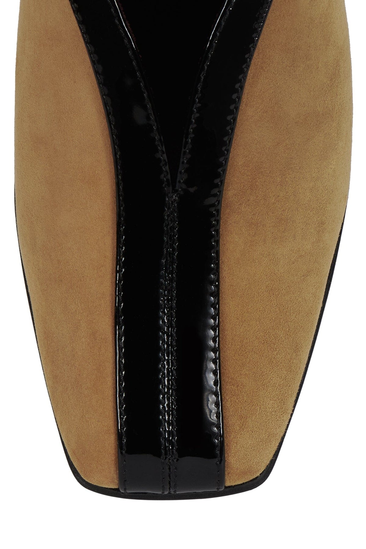 MEANS Jeffrey Campbell Heeled Sandal Beige Suede Black Combo