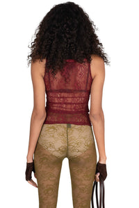 MELODIOUS Jeffrey Campbell Top Wine 