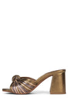 MELONGER-3 Heeled Sandal Jeffrey Campbell Bronze Pewter Metallic Combo 6 