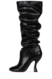 MILANESE Heeled Boot Black