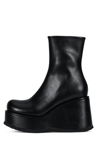 MILLENNIUM Jeffrey Campbell Platform Boot Black  