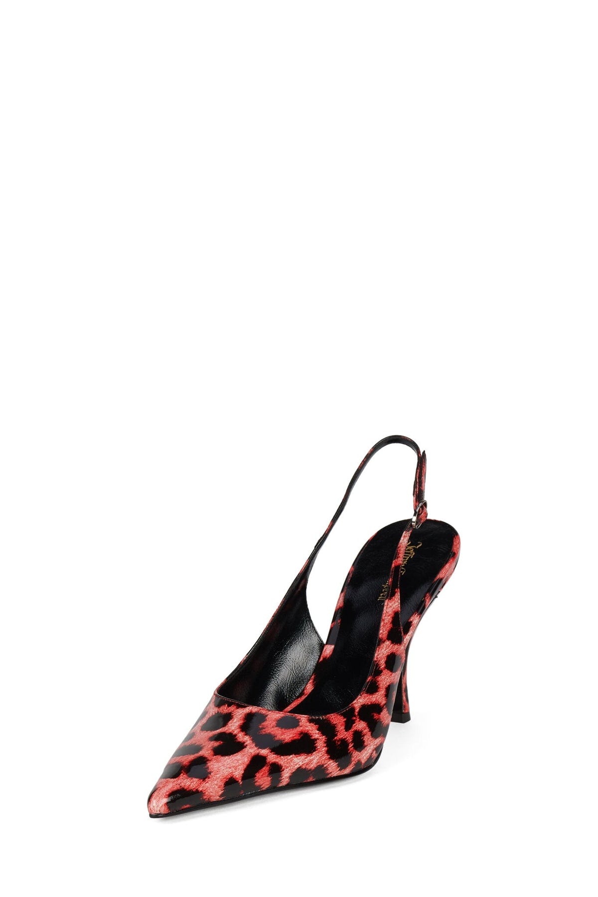 MILLY Slingback Heel Pink Leopard Patent _hover