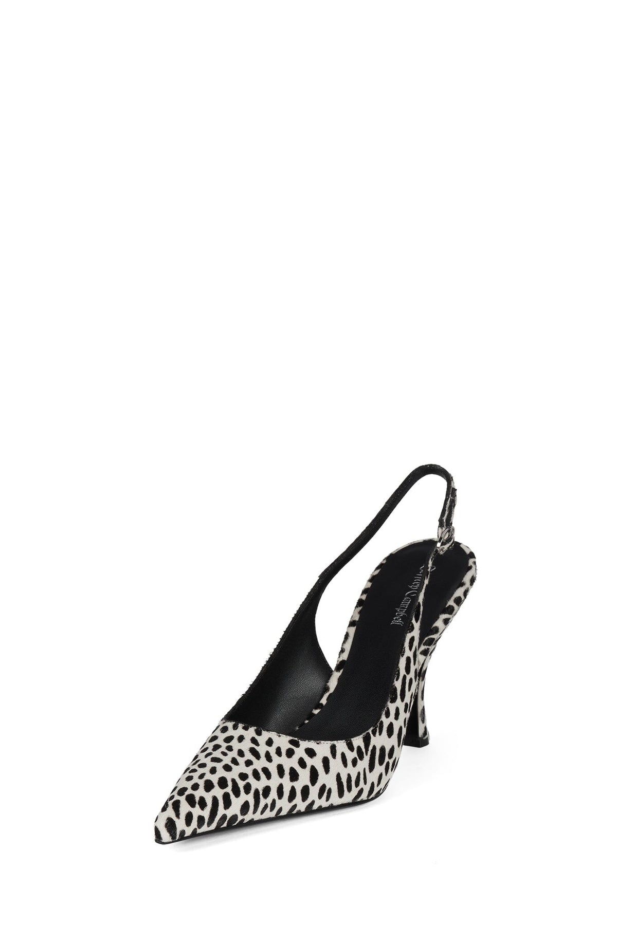 MILLY-F Slingback Heel White Black Dot _hover