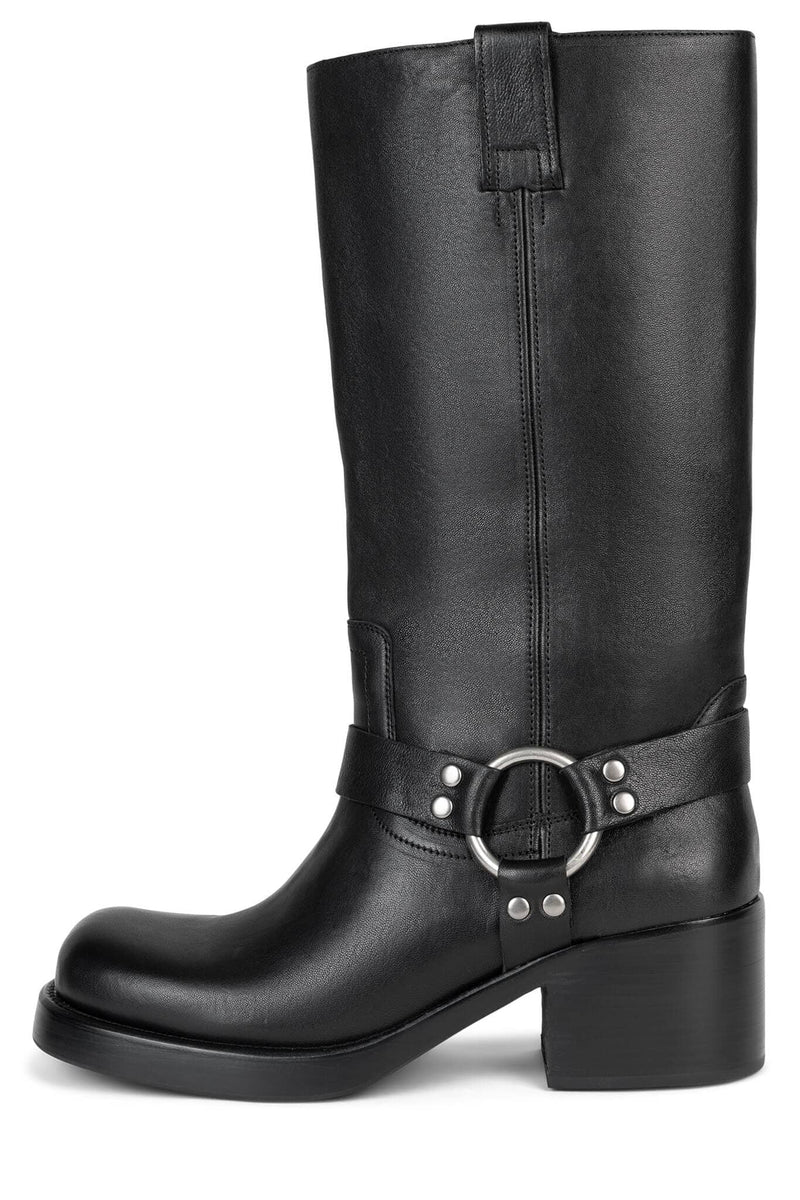 MIRROIRE Jeffrey Campbell Knee-High Boots Black