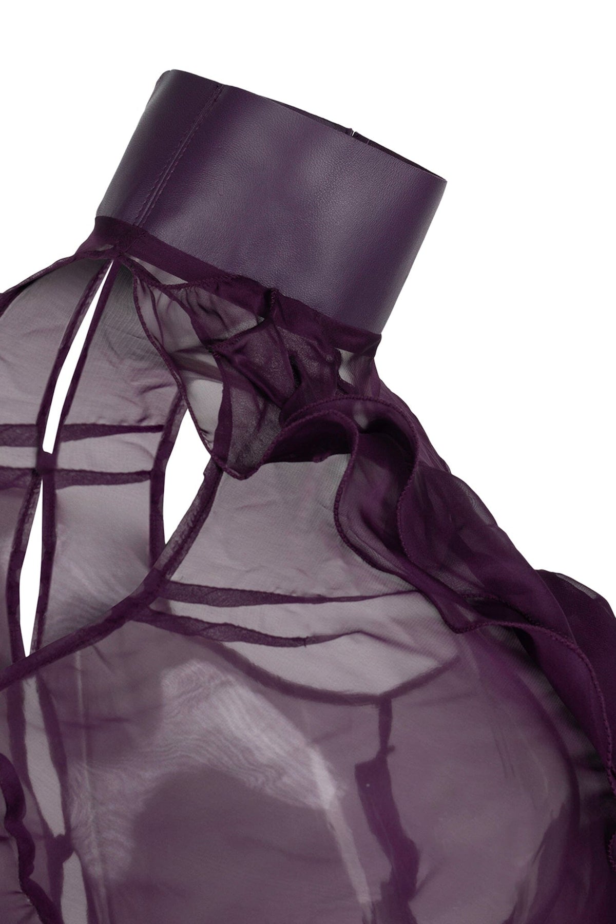 MISS-X Jeffrey Campbell Top Purple Combo