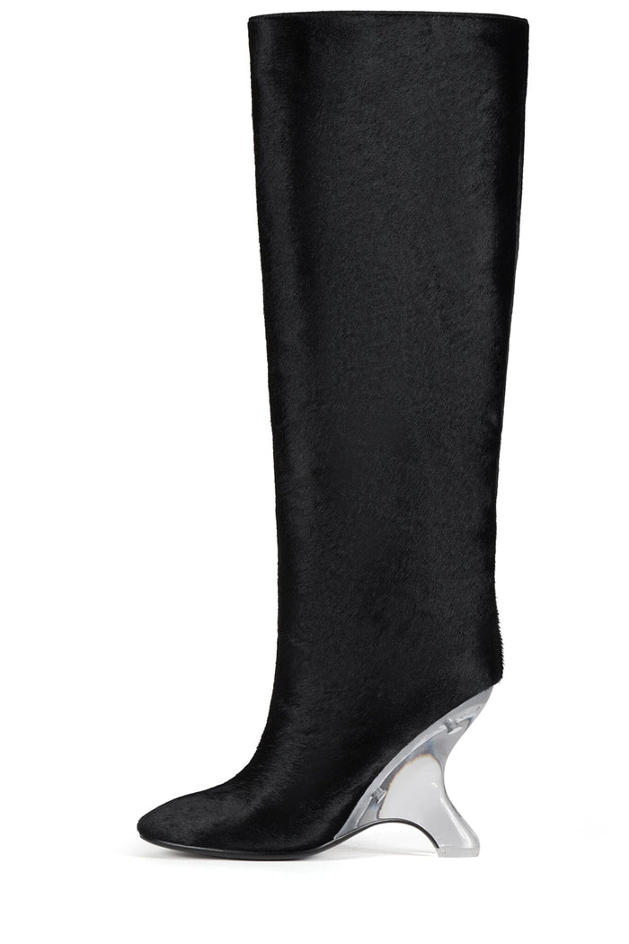 MODIFIED-F Jeffrey Campbell Knee-High Boot Black