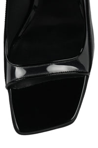 MOLECULAR Jeffrey Campbell Wedge Sandal Black Patent