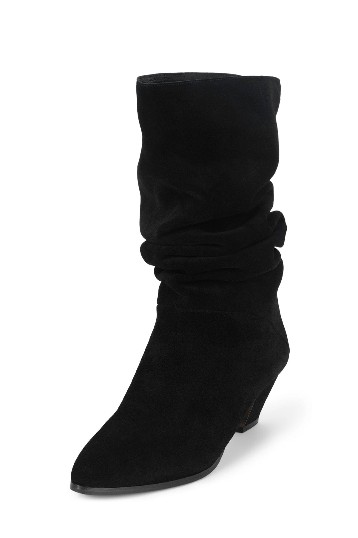 MONMOUTH Knee-High Boot Black Suede _hover