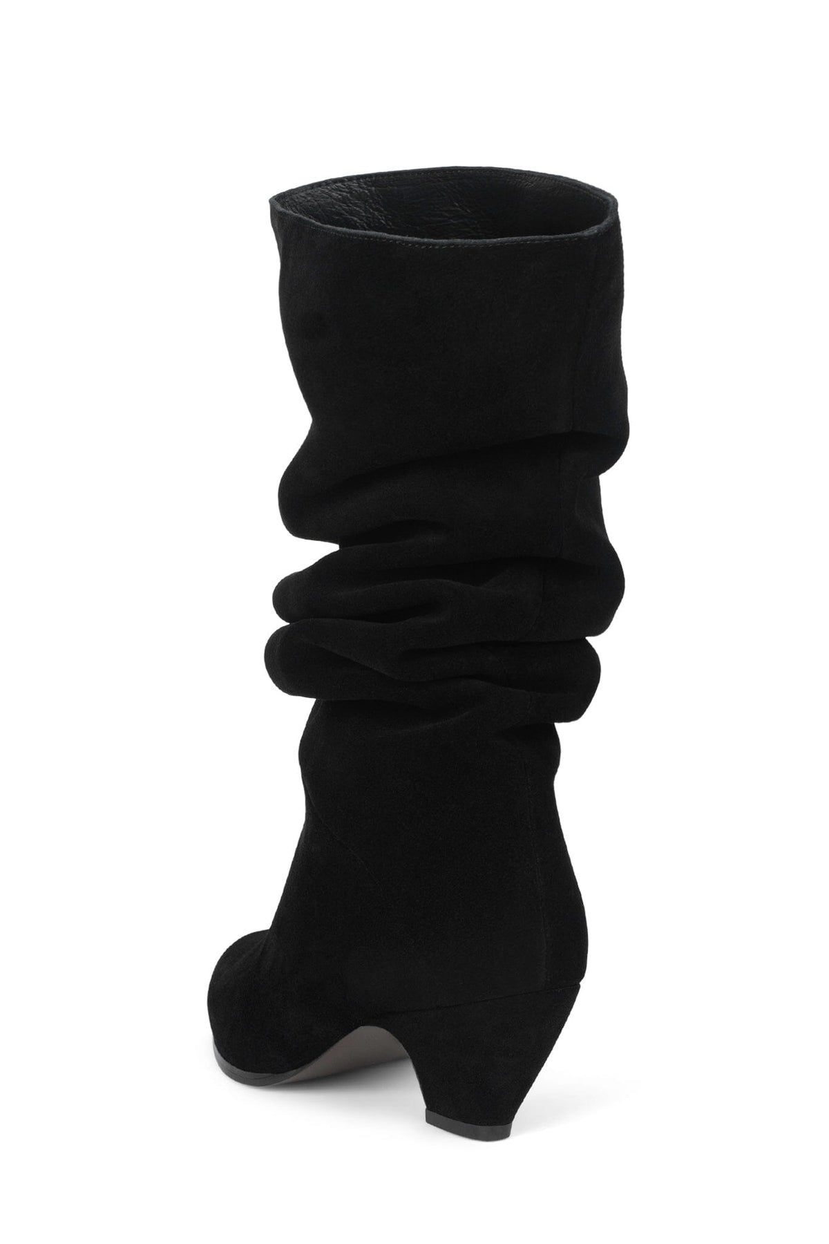 MONMOUTH Knee-High Boot Black Suede 