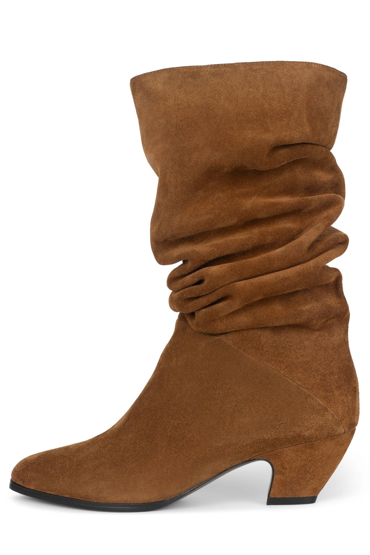 MONMOUTH Knee-High Boot Brown Suede  