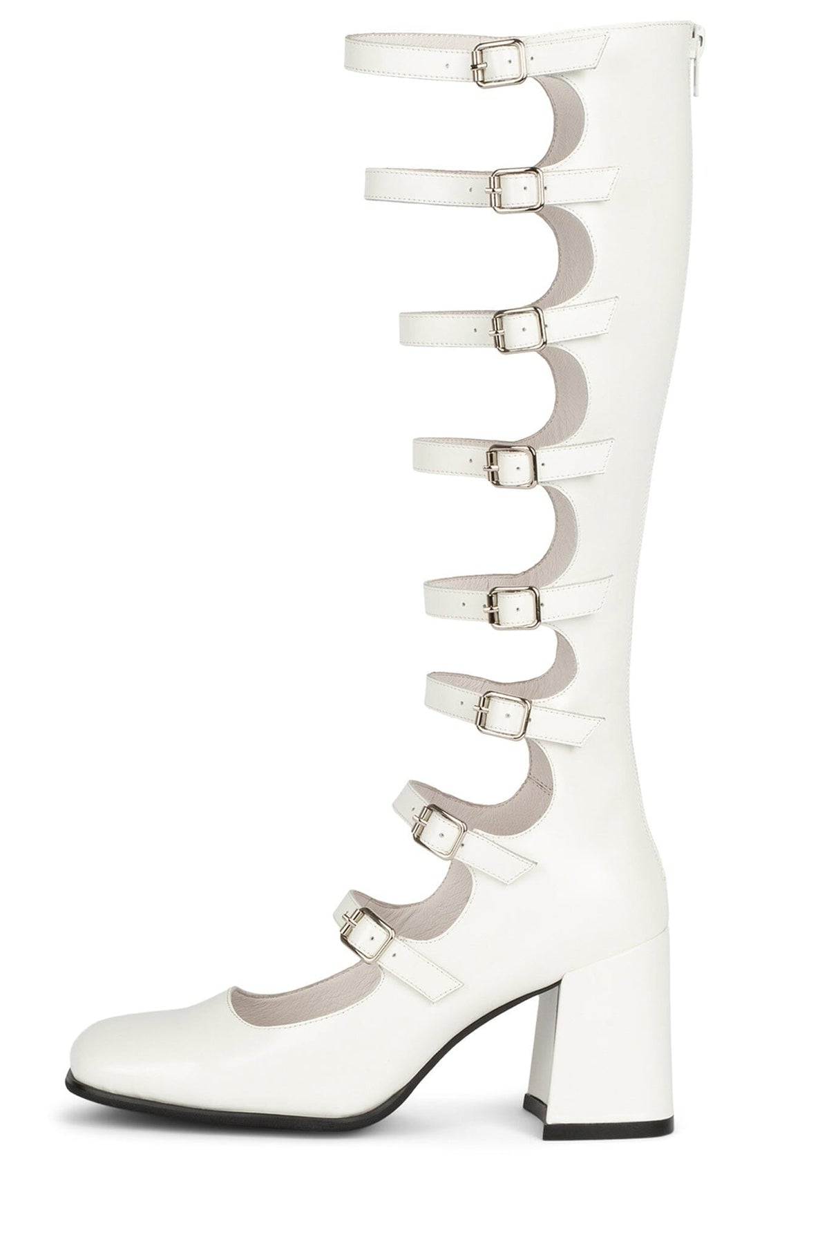 MONSIEUR Pump Jeffrey Campbell White Box 5