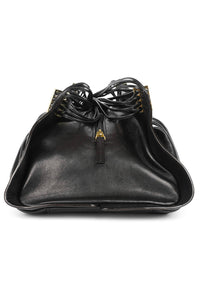 MOTHERSHIP Jeffrey Campbell Ruched Handbag Black
_hover