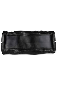 MOTHERSHIP Jeffrey Campbell Ruched Handbag Black