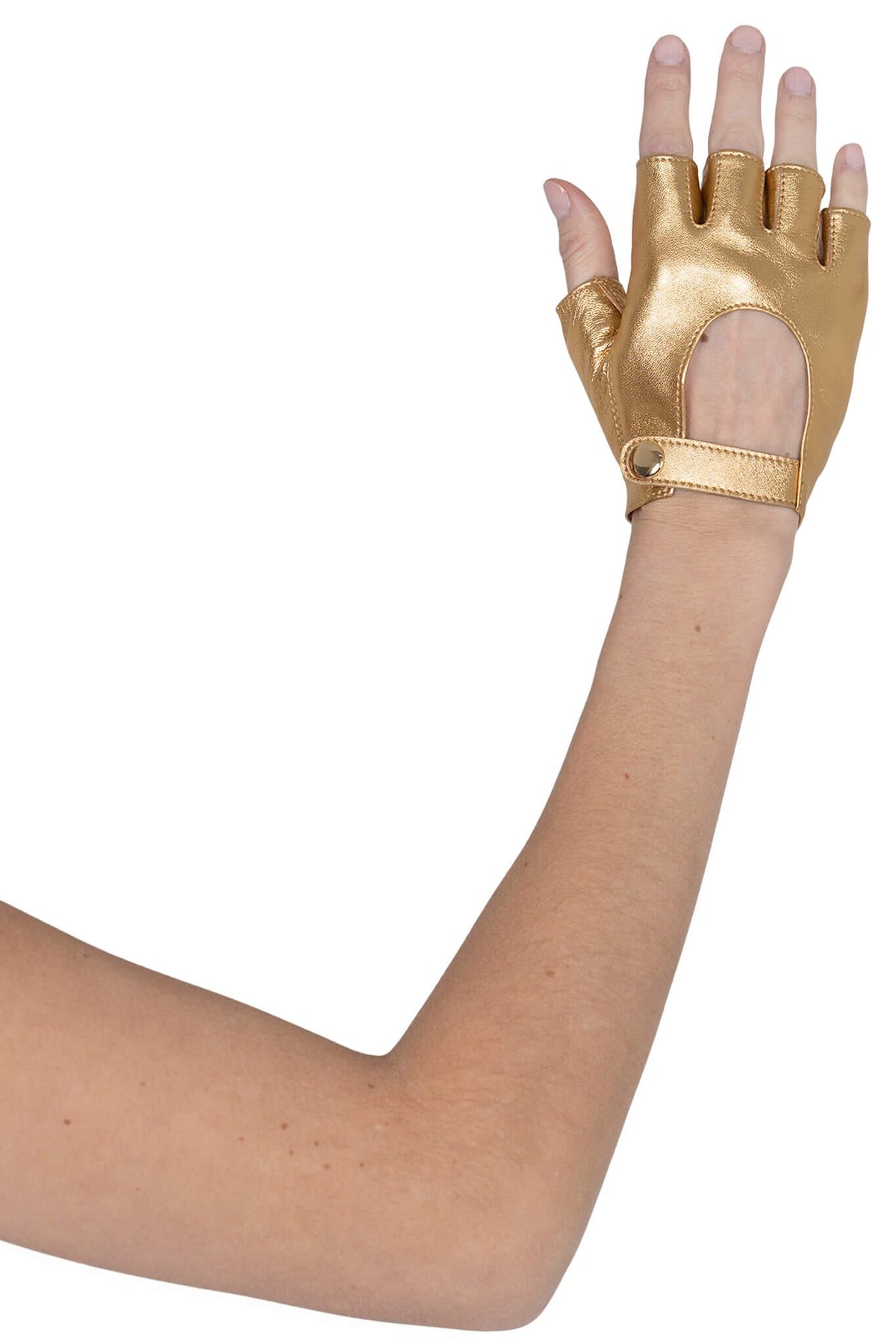 MOTO-MAMI Jeffrey Campbell Gloves Dark Gold