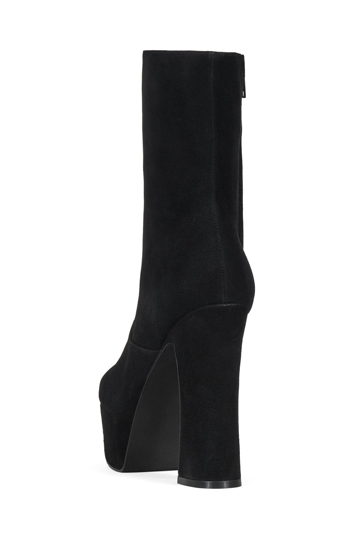 MULHOLLAND Platform Boot Black Suede