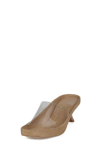 MUON Beige Suede Clear _hover