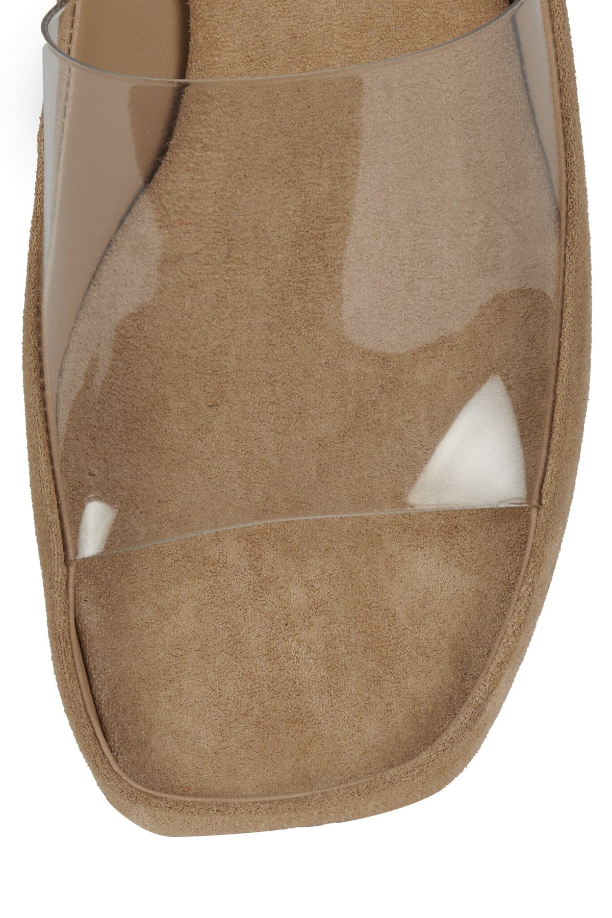 MUON Beige Suede Clear