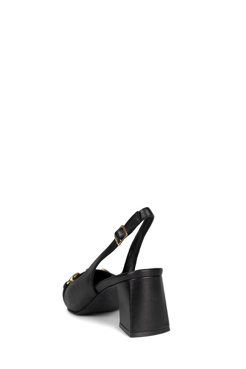 NAKITA Jeffrey Campbell Slingback Black Gold