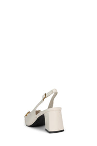 NAKITA Jeffrey Campbell Slingback Ivory Bronze