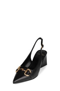 NAKITA Jeffrey Campbell Slingback Black Gold