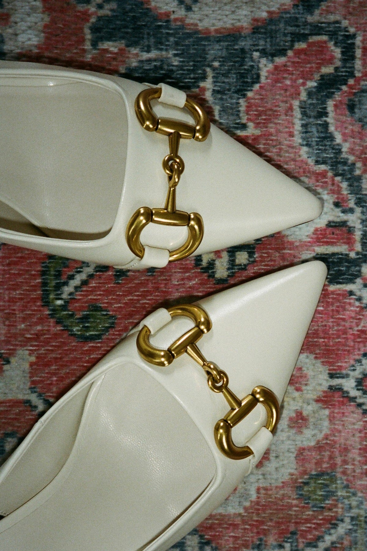 NAKITA Jeffrey Campbell Slingback Ivory Bronze