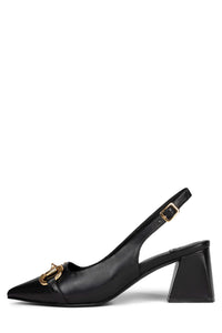 NAKITA Jeffrey Campbell Slingback Black Gold