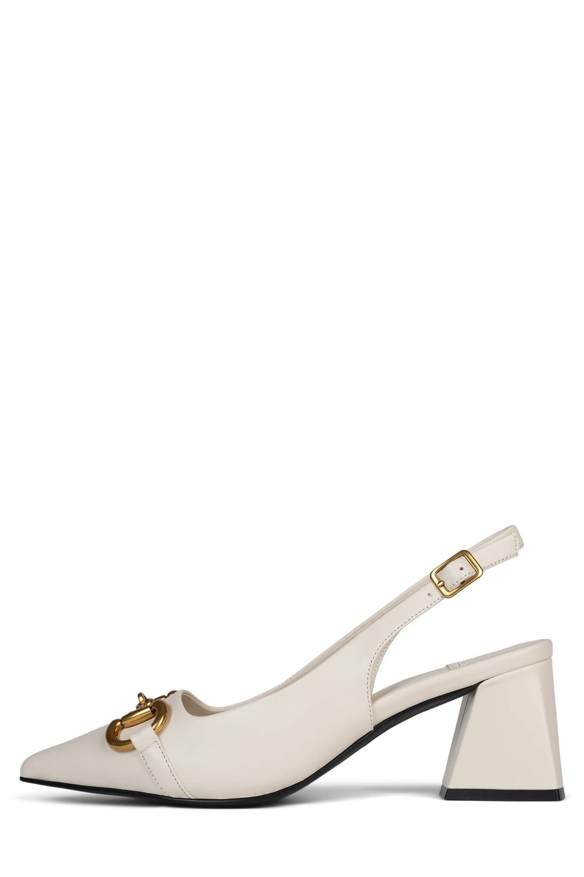 NAKITA Jeffrey Campbell Slingback Ivory Bronze