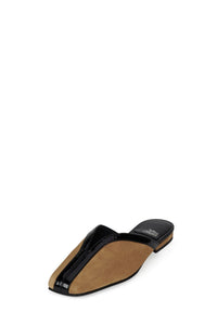 NARROWS Beige Suede Black Combo _hover