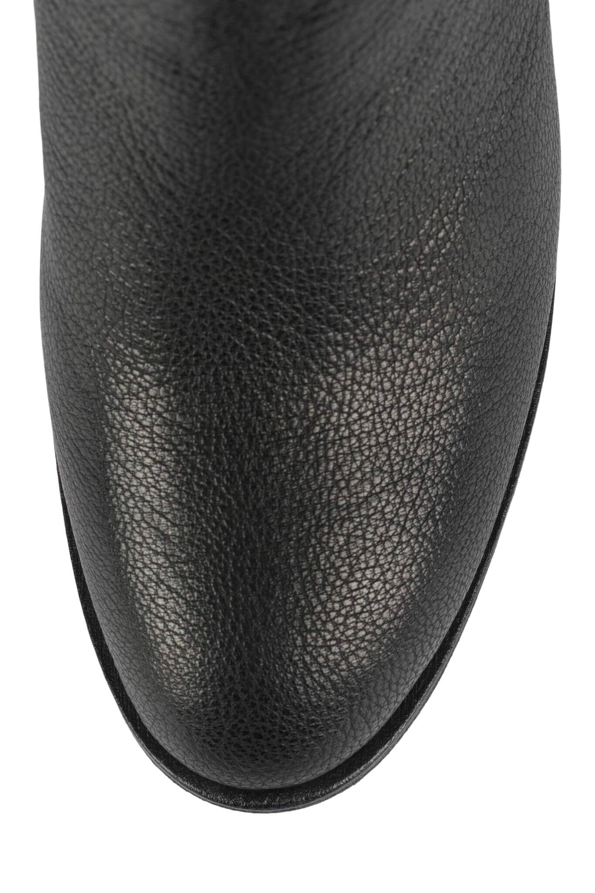 NESTLE-F Jeffrey Campbell Heeled Boot Black Crinkle Beige