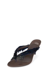 NOCTURNAL Jeffrey Campbell Heeled Sandal Brown Combo _hover
