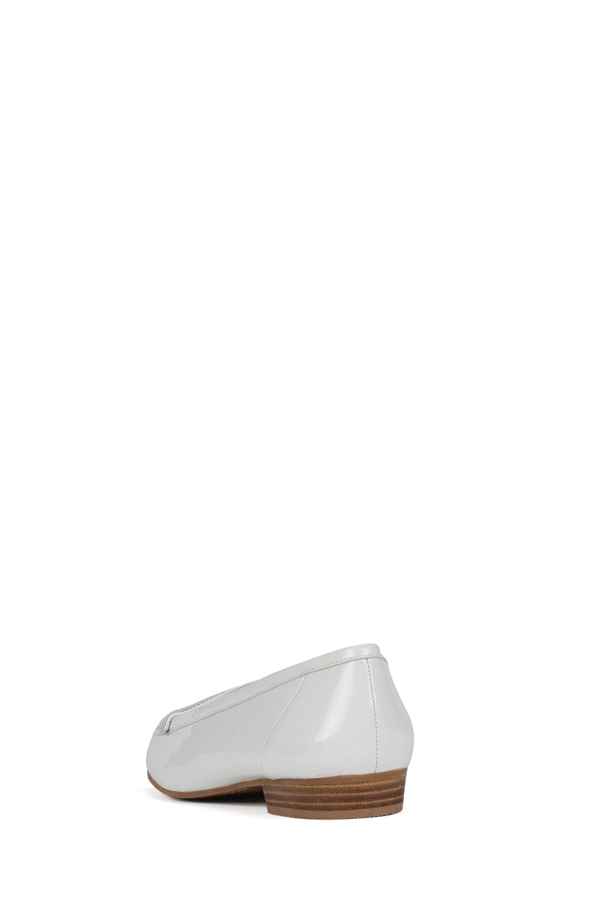 OLD-SOUL Jeffrey Campbell Loafer White Patent Nat Stack