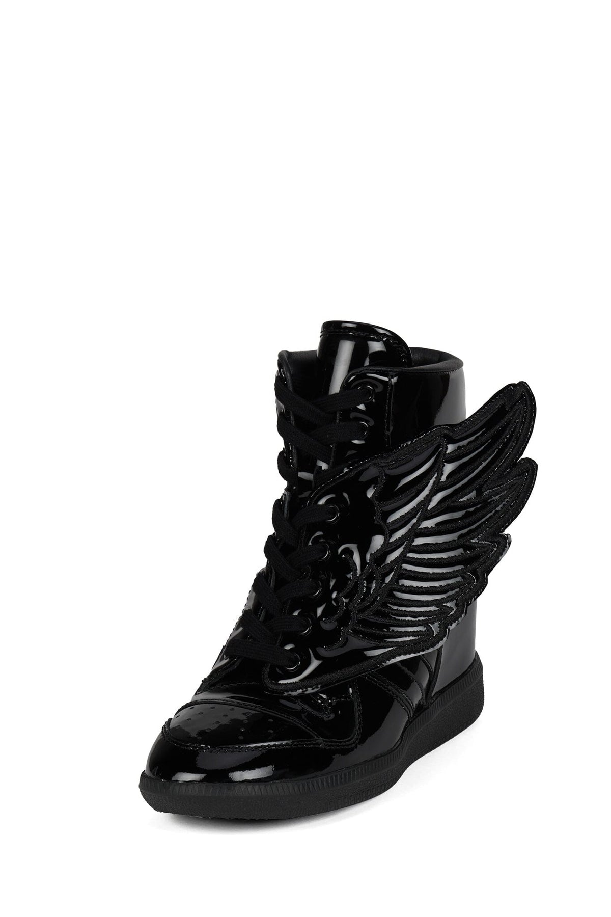 OLYMPIAN Jeffrey Campbell Sneaker Black Patent _hover