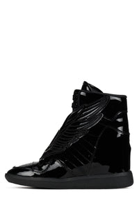 OLYMPIAN Jeffrey Campbell Sneaker Black Patent