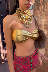 OPULENCE CHOKER Jeffrey Campbell Choker Gold Multi