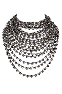 OPULENCE CHOKER Jeffrey Campbell Choker Pewter Pewter 