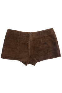 OUT-WEST SHORTS Jeffrey Campbell Shorts Espresso Suede
_hover