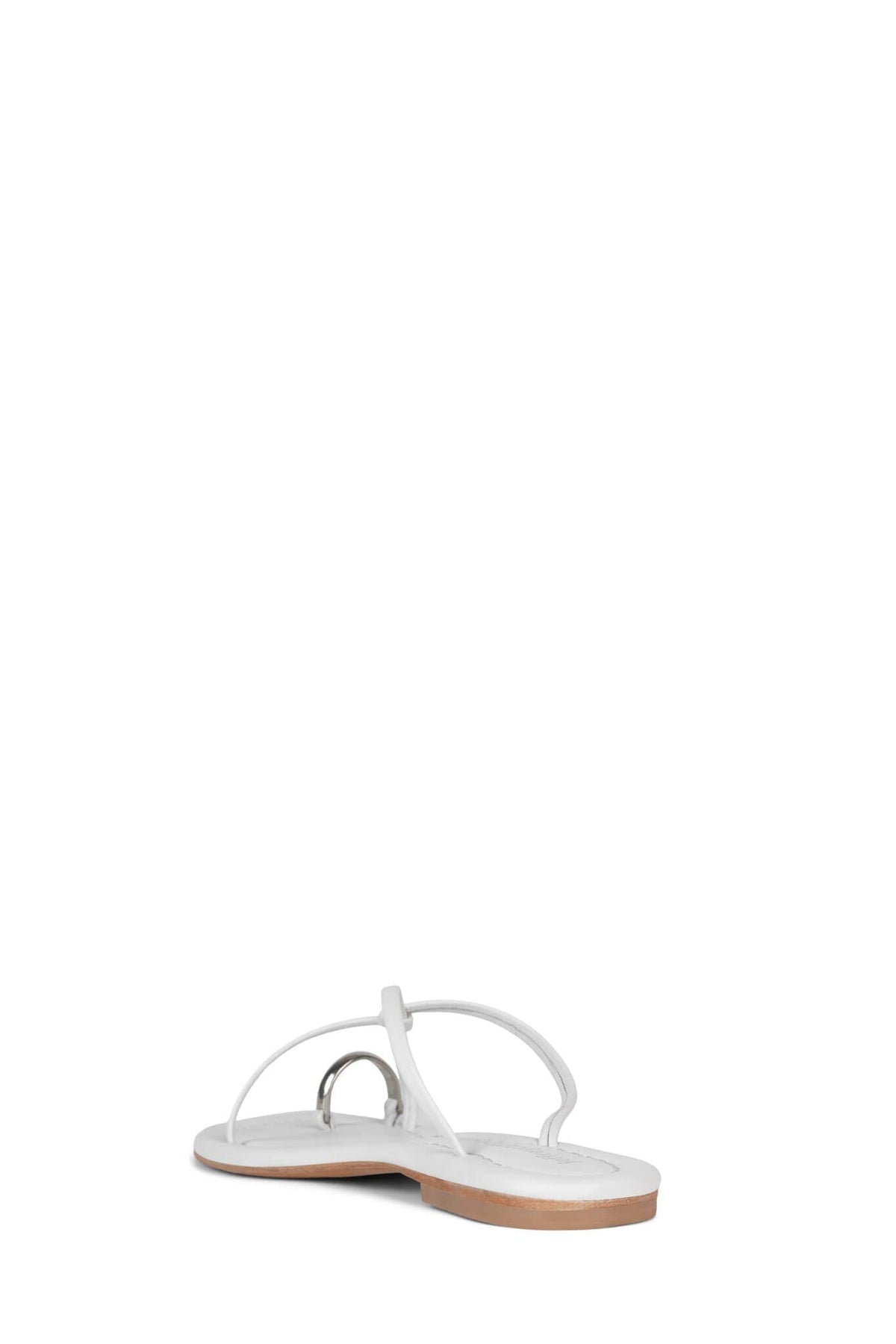PACIFICO Jeffrey Campbell Flat Sandals White Silver