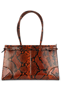 PALOMINO Jeffrey Campbell Shoulder Bag Orange Python