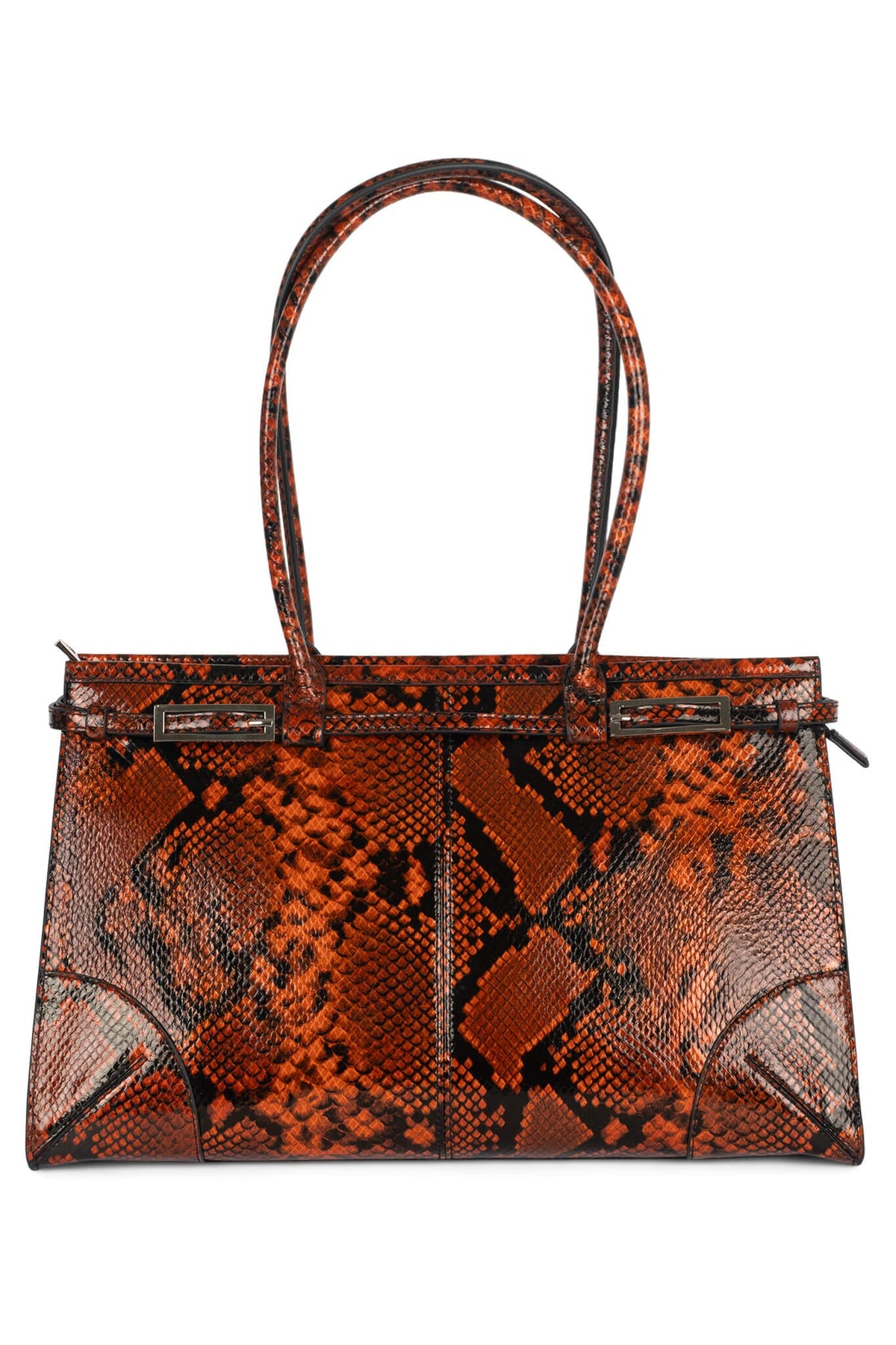 PALOMINO Jeffrey Campbell Shoulder Bag Orange Python