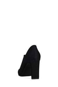 PANTOMIME Jeffrey Campbell Oxford Pump Black Suede