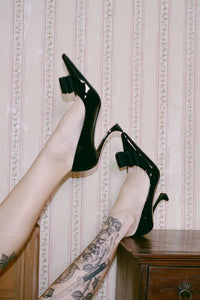 PARDON Black Patent Combo _hover
