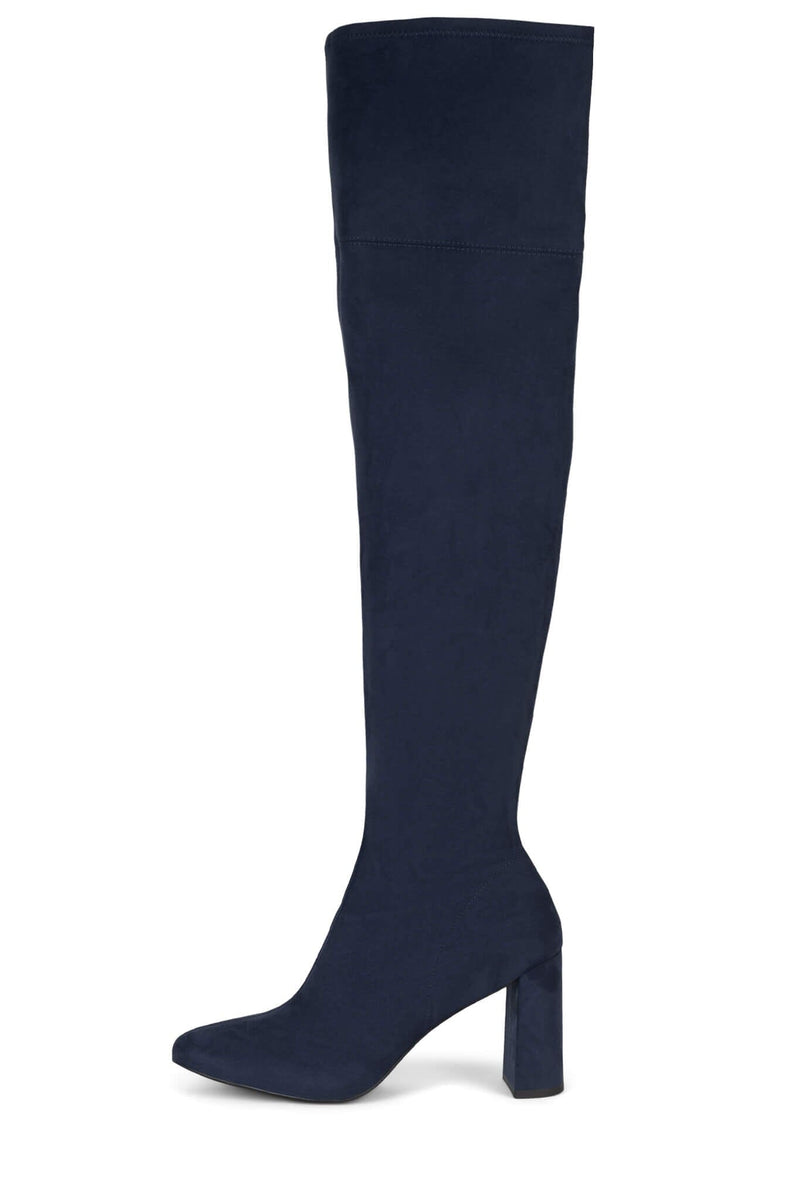 PARISAH-2 Jeffrey Campbell Heeled Navy Suede