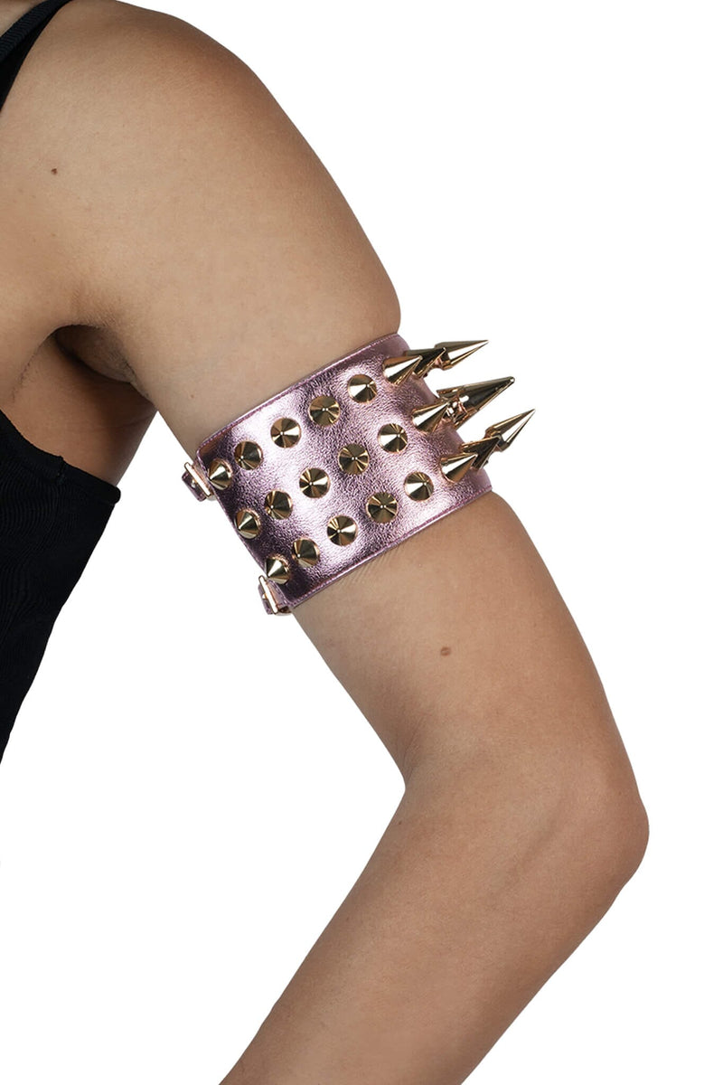 PARTY-GIRL Arm Cuff YYH Pink Metallic Gold 