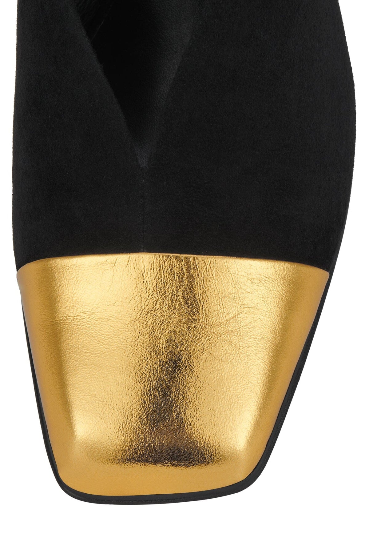 PASSAGE Jeffrey Campbell Heeled Sandal Black Gold Combo 