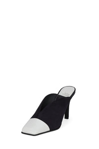 PASSAGE Jeffrey Campbell Heeled Sandal Navy White Combo _hover