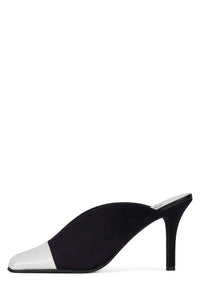 PASSAGE Jeffrey Campbell Heeled Sandal Navy White Combo  
