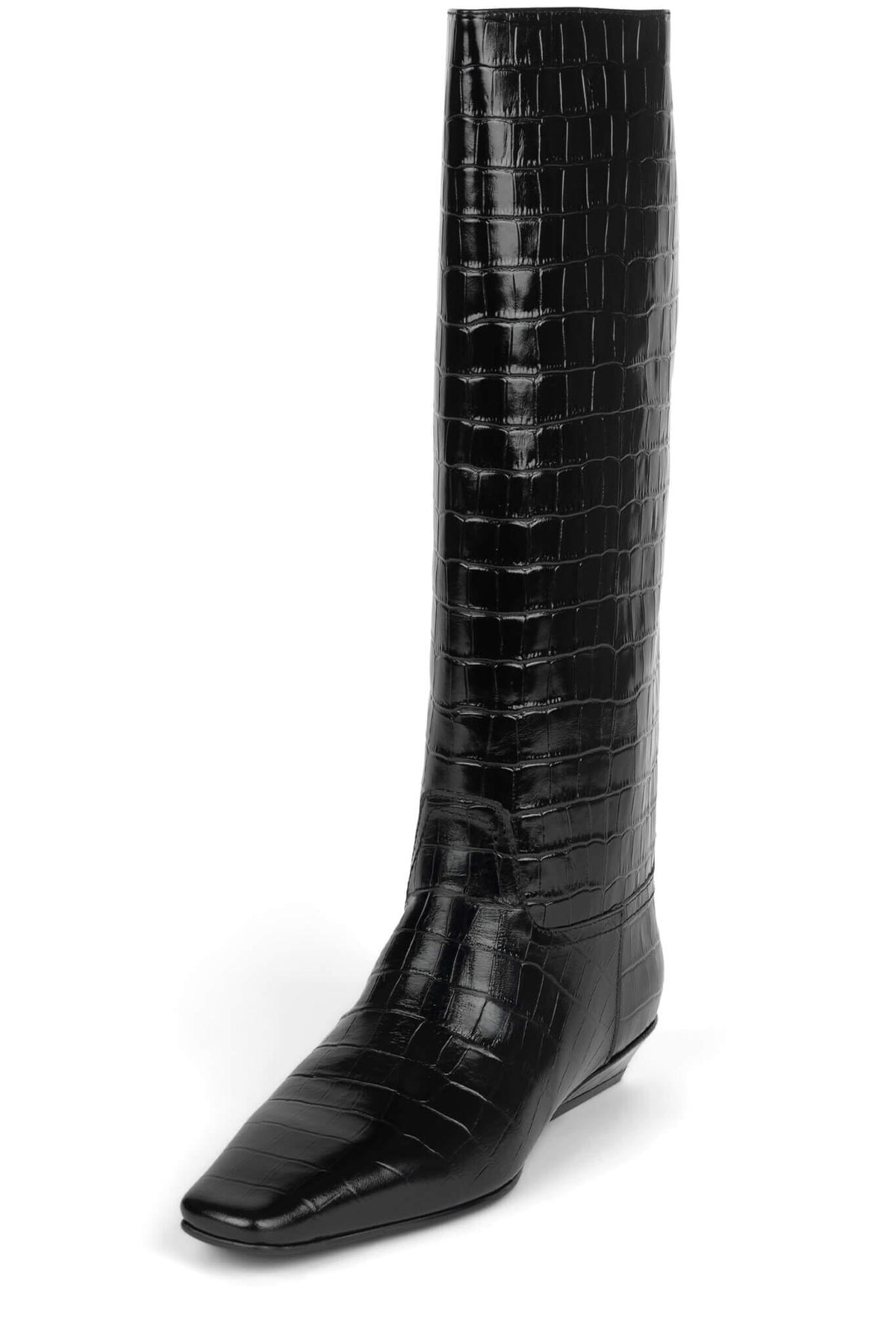 PASSO Jeffrey Campbell Knee-High Boot Black Croco
_hover