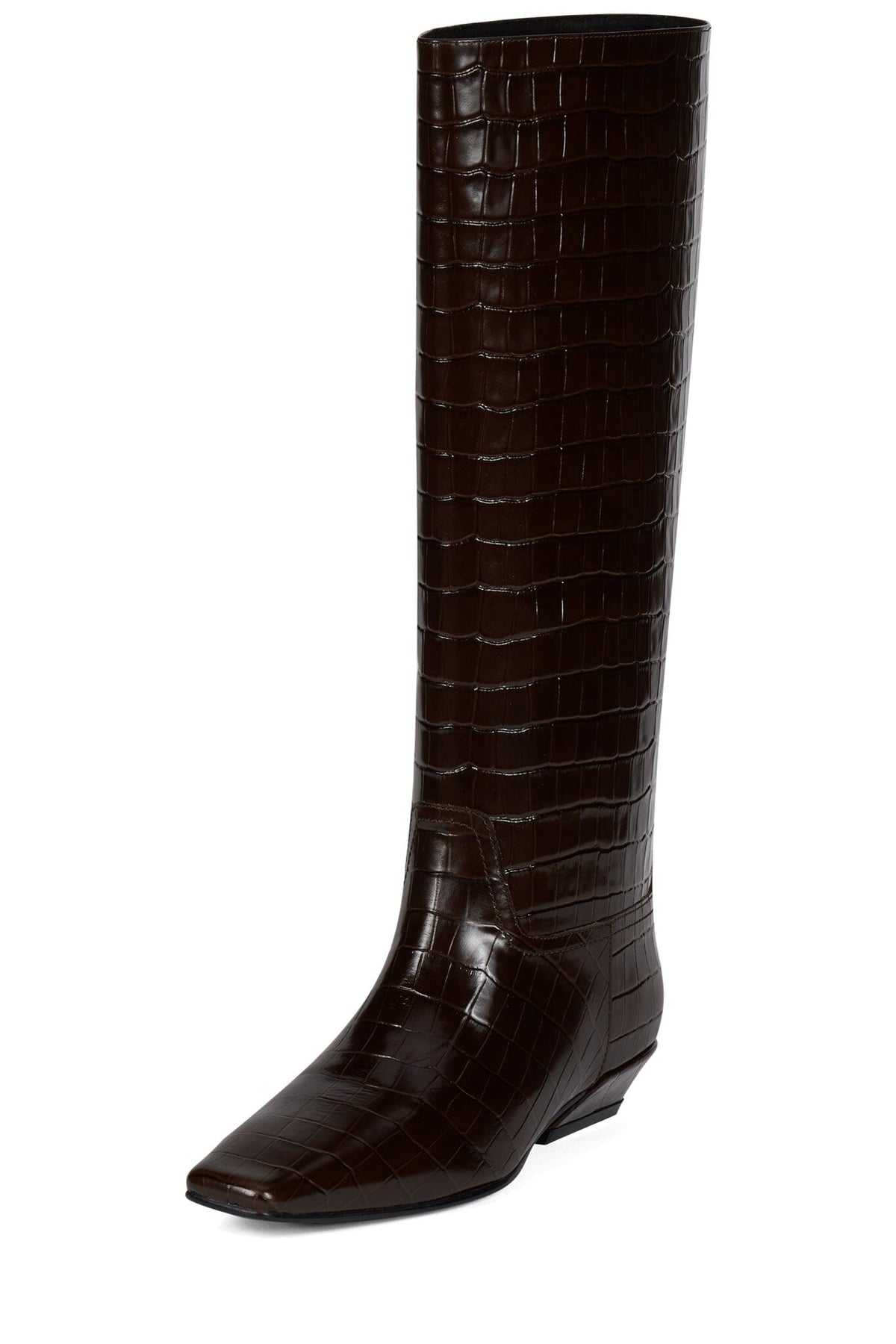 PASSO Jeffrey Campbell Knee-High Boot Brown Croco
_hover