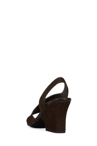 PASTICHE Jeffrey Campbell Slingback Sandal Brown Suede